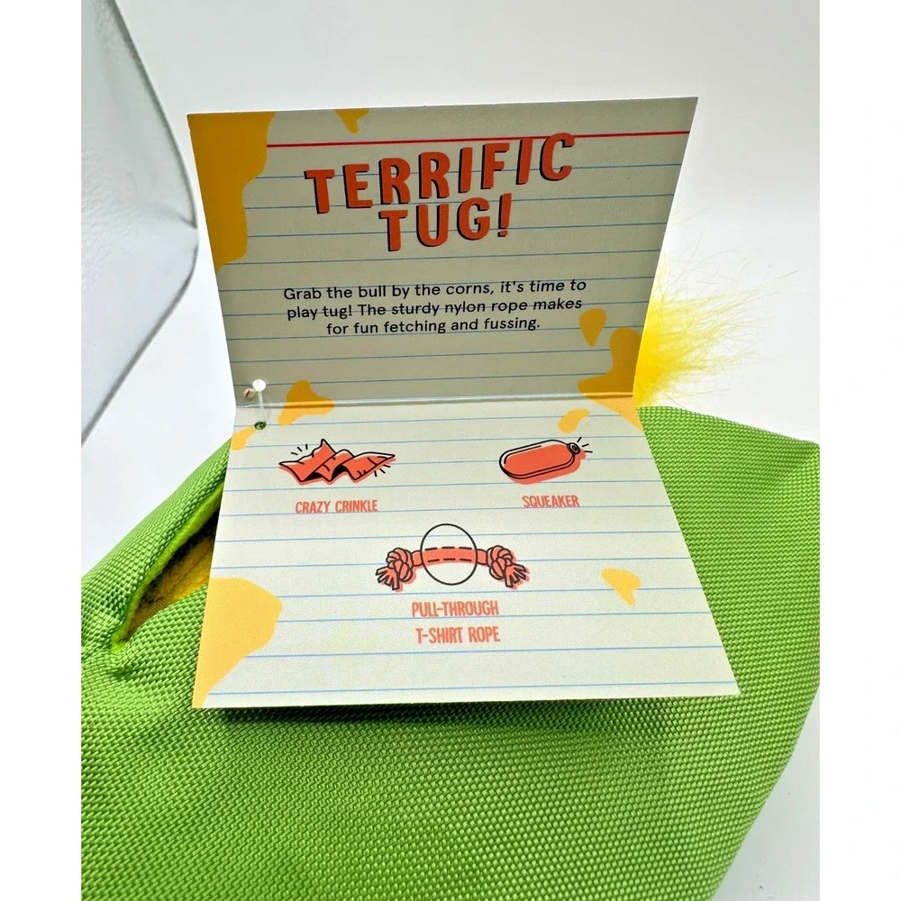 Bark Box Corn on the Slob M Dog Toy Corn Cob with Husk